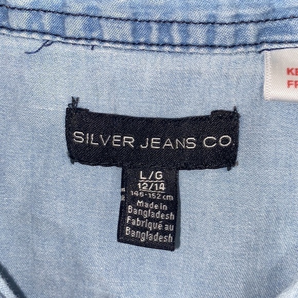 Silver Jeans Tunic with Belt Adjustable Sleeves Size 12/14 - Picture 4 of 9